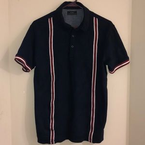 Striped Zara polo shirt